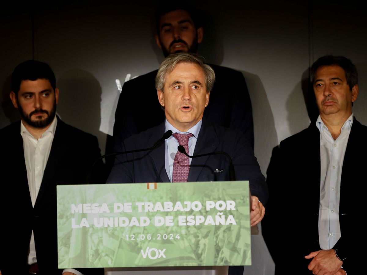 Foto: Ignacio Higuero, consejero de Vox en Extremadura. (Europa Press/Kike Rincón)
