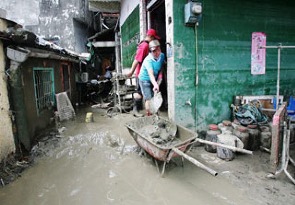 Foto: El tifón 'Morakot' deja 500 muertos y miles de incomunicados en Taiwán
