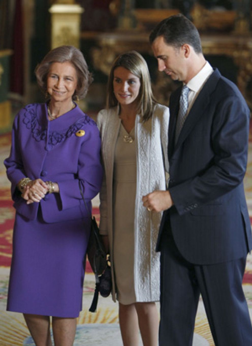 Foto: La Reina Sofía sí recibe en Zarzuela