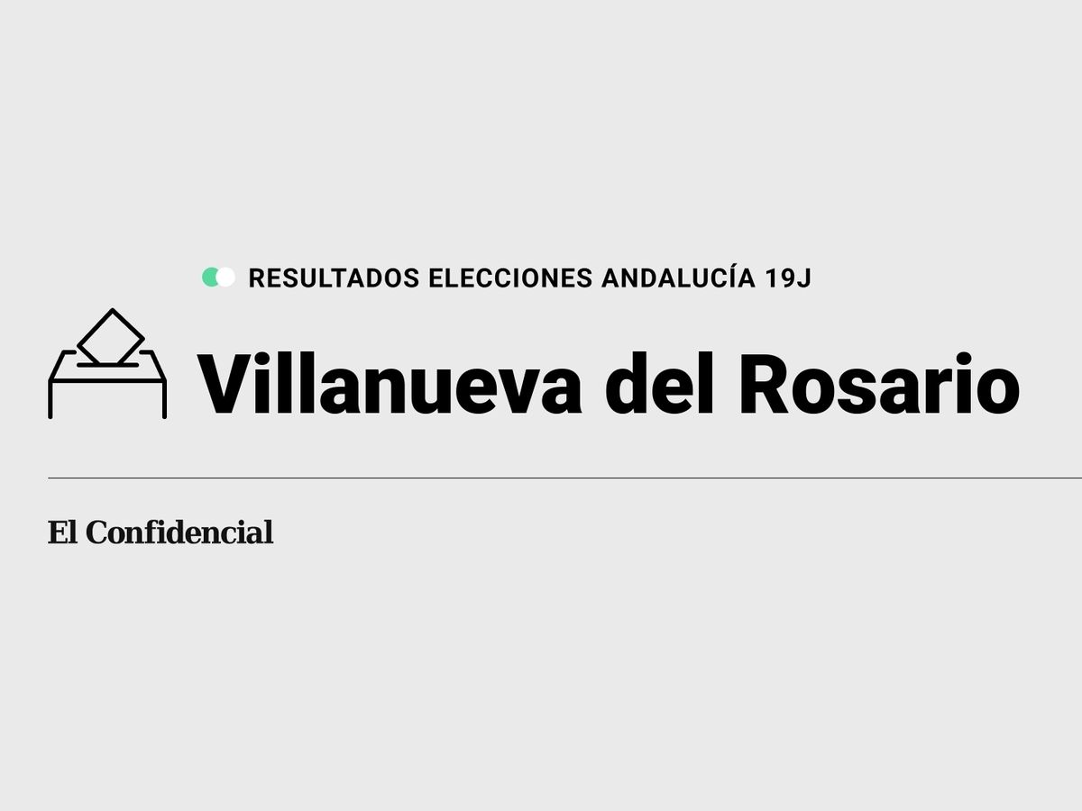 Foto: Resultados en Villanueva del Rosario, Málaga, de las elecciones de Andalucía 2022 este 19-J (C.C./Diseño EC)