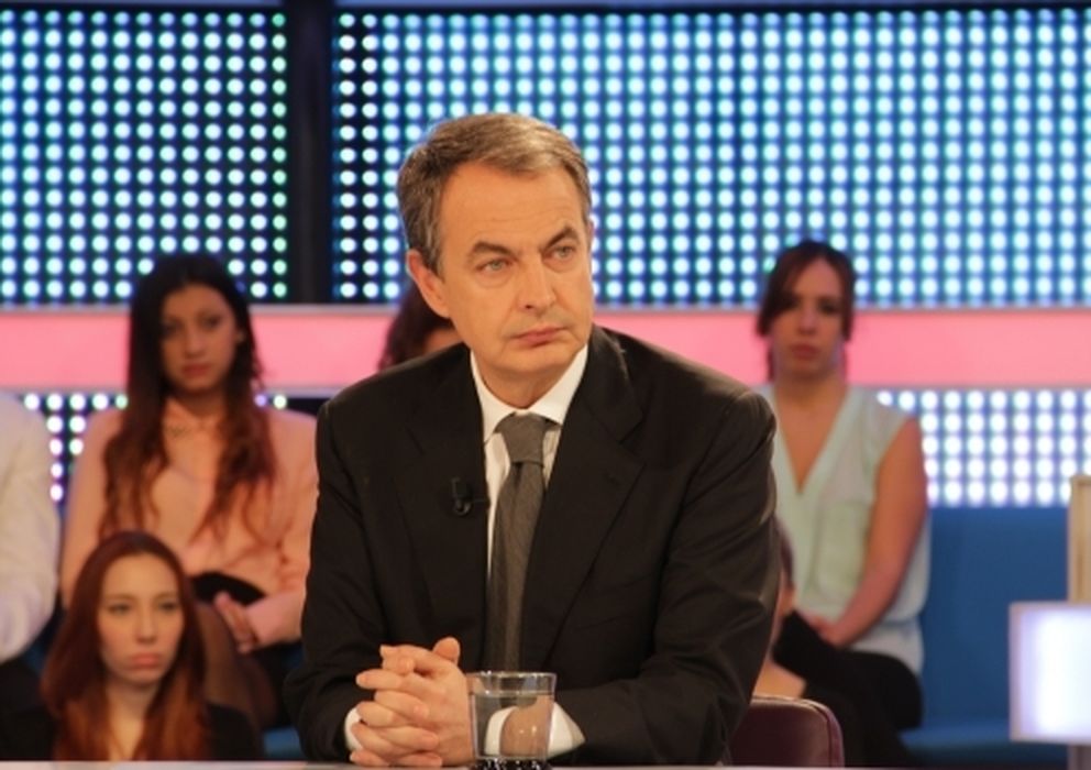 Foto: El expresidente de Gobierno, José Luis Rodríguez Zapatero, en el programa 'Espejo Público'