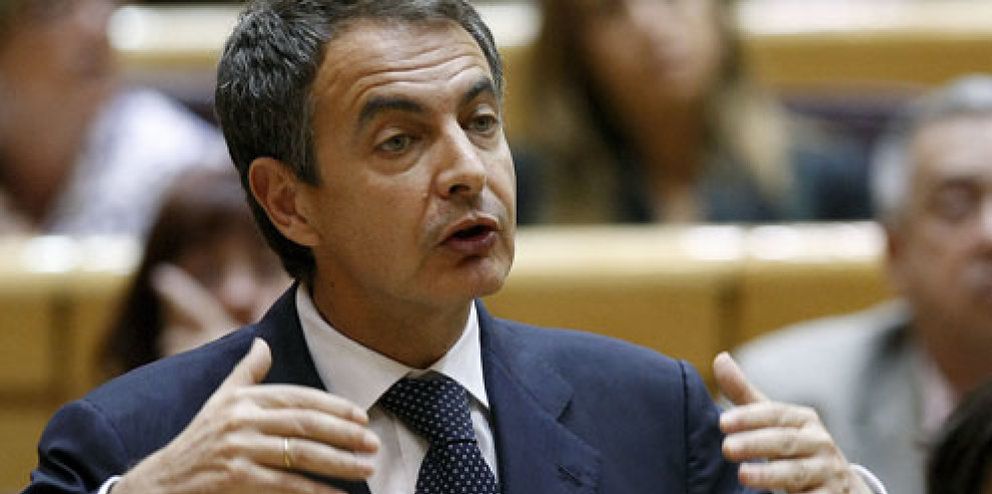 Foto: Zapatero se viene arriba tras ceder la presión de los mercados sobre España