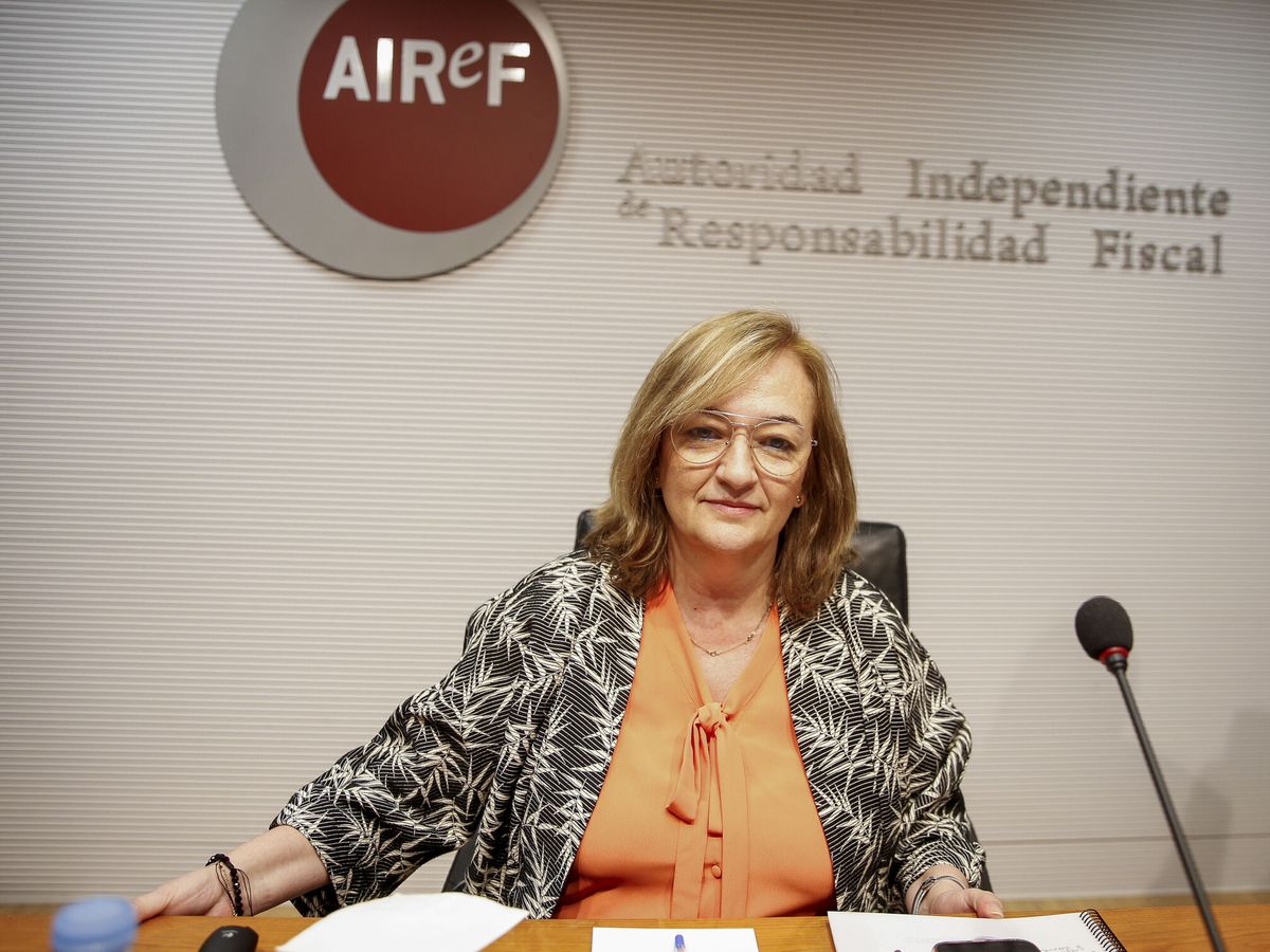 Foto:  La presidenta de la AiReF, Cristina Herrero. (EFE/Víctor Casado)