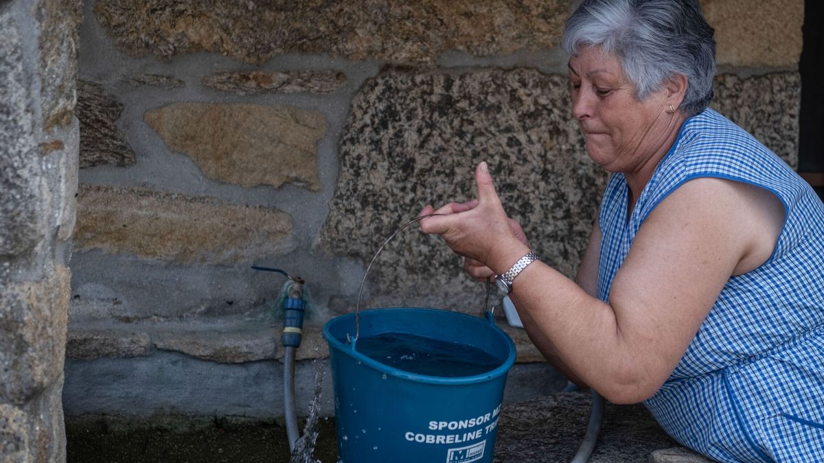 Porqueira (Ourense) limita el suministro de agua a dos horas al día en plena ola de calor 