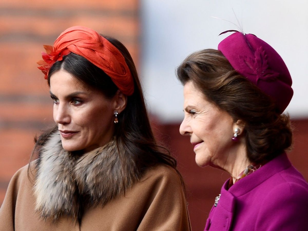 Foto: La reina Letizia y la reina Silvia, juntas este miércoles en Suecia. (EFE EPA/Duygu Getrien)