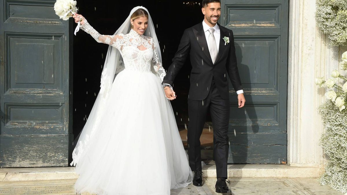 Los tres vestidos de novia de Chiara Nasti, la influencer italiana que ha dado el 'sí, quiero' al futbolista Mattia Zaccagni