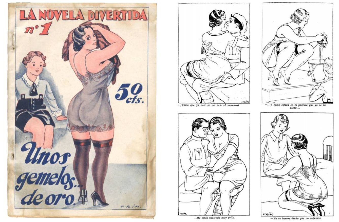 Algunas portadas e ilustraciones de las novelas impresas por Sanxo Farrerons. (Renacimiento)