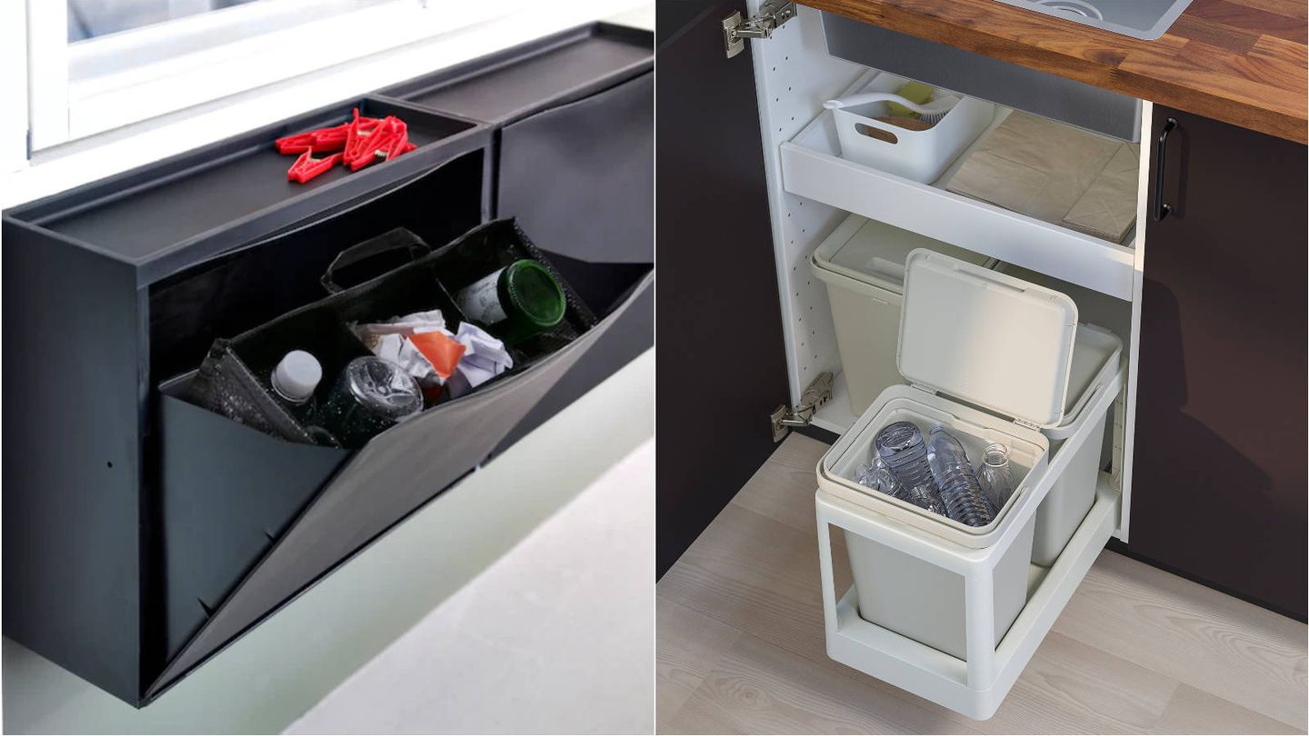 Soluciones de Ikea reciclar hasta en las cocinas más pequeñas