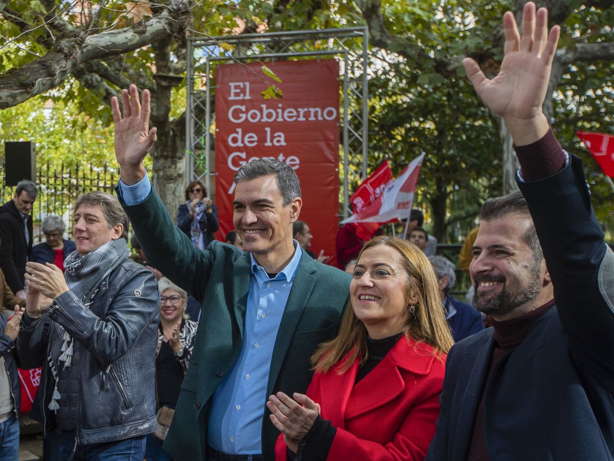 Foto: Sánchez, en su visita a Soria. (EFE/Wifredo García Álvaro)