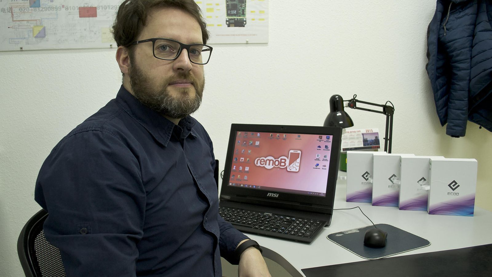 Foto: Pablo Rodríguez, creador de la tienda 'online' Remob