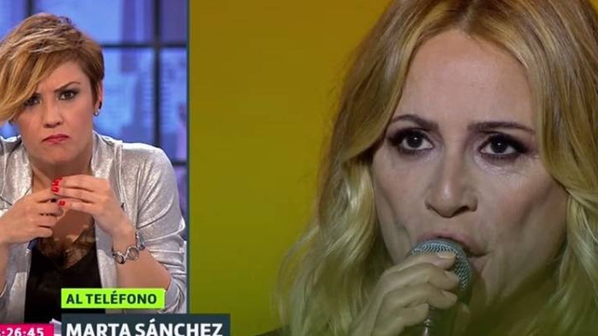 Marta Sánchez se enfada en el programa de Cristina Pardo: "¿Qué pregunta es esa?"