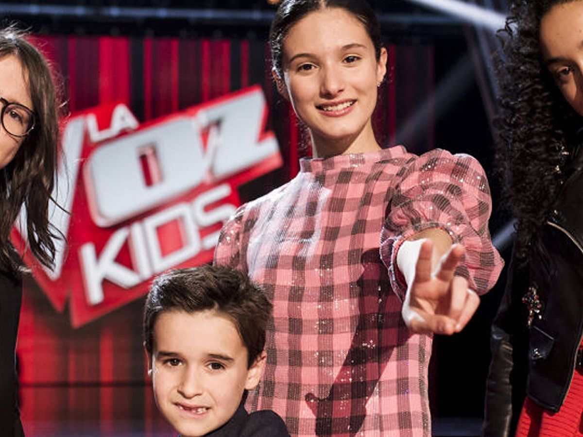 Foto: Finalistas de 'La voz kids', en Antena 3.