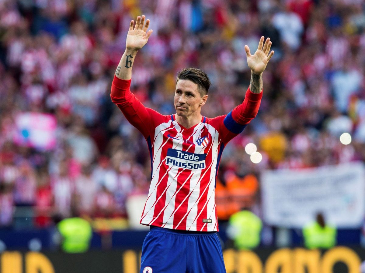 Foto: Fernando Torres en su último partido con el Atlético de Madrid. (EFE)