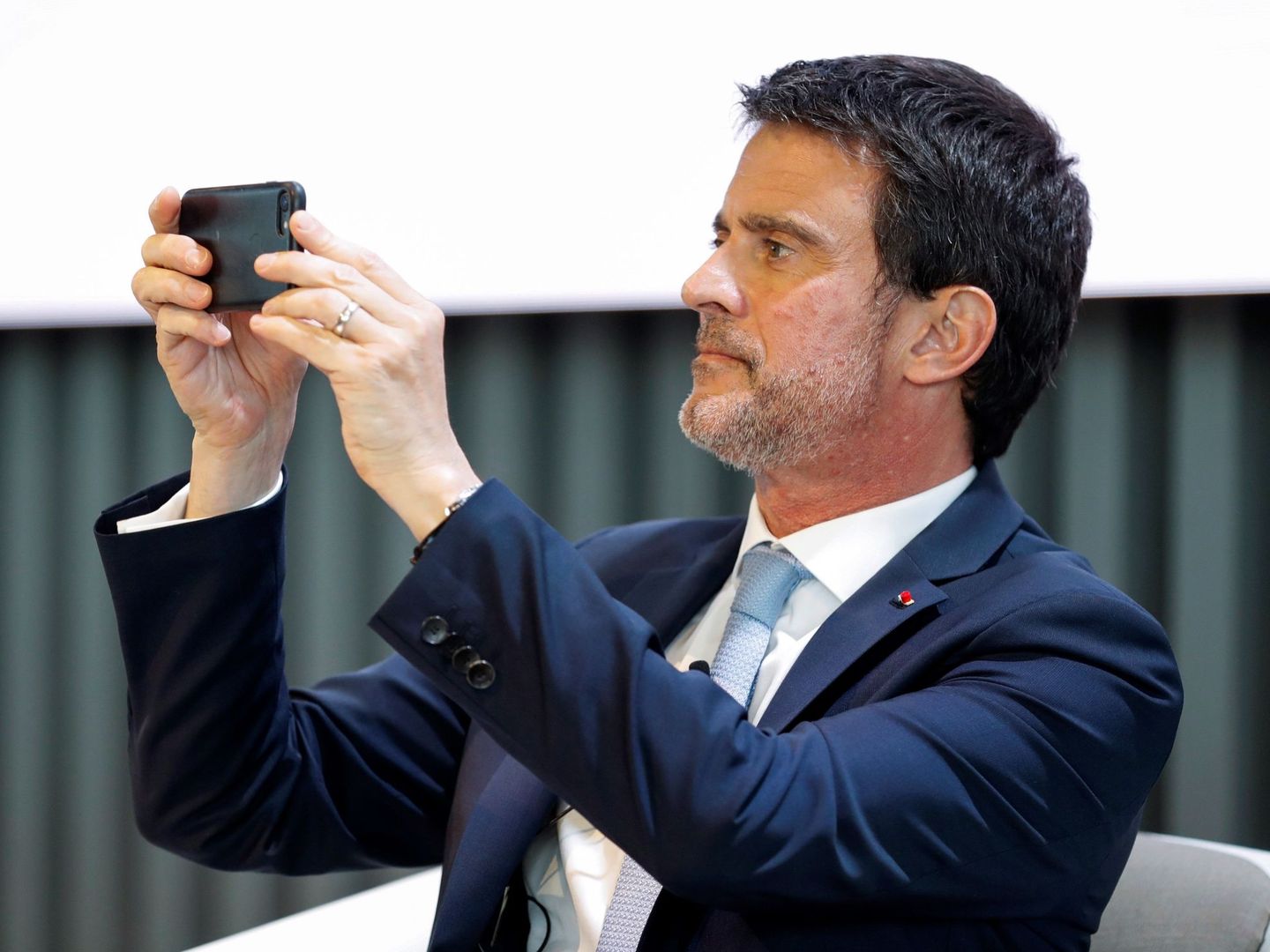 El 'expremier' francés Manuel Valls, el pasado 19 de abril en Madrid. (EFE)