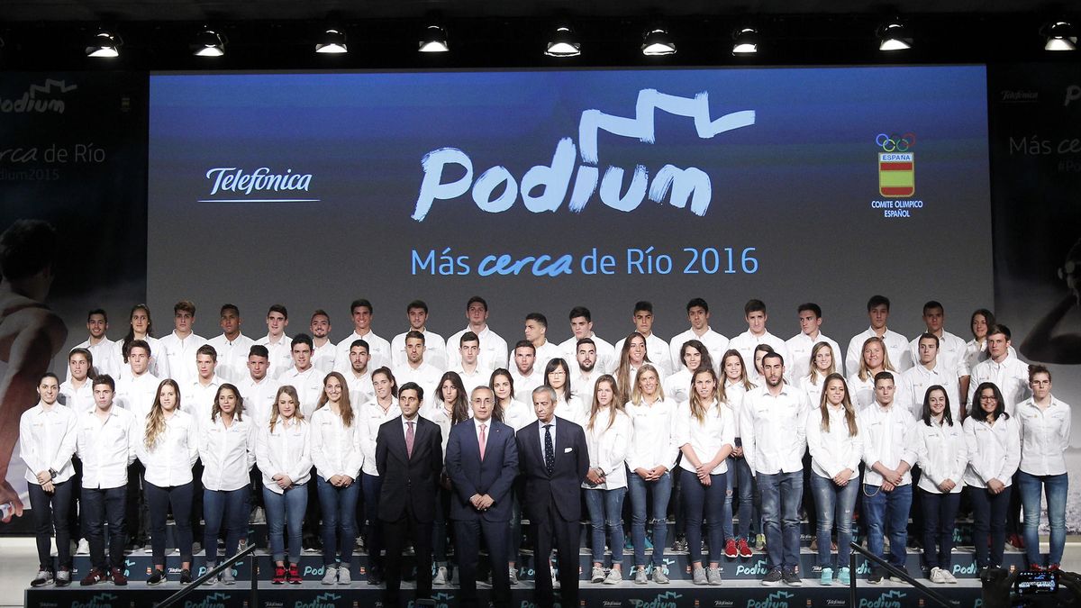 España se sube al 'Pódium' y ya son 80 los deportistas becados por Telefónica