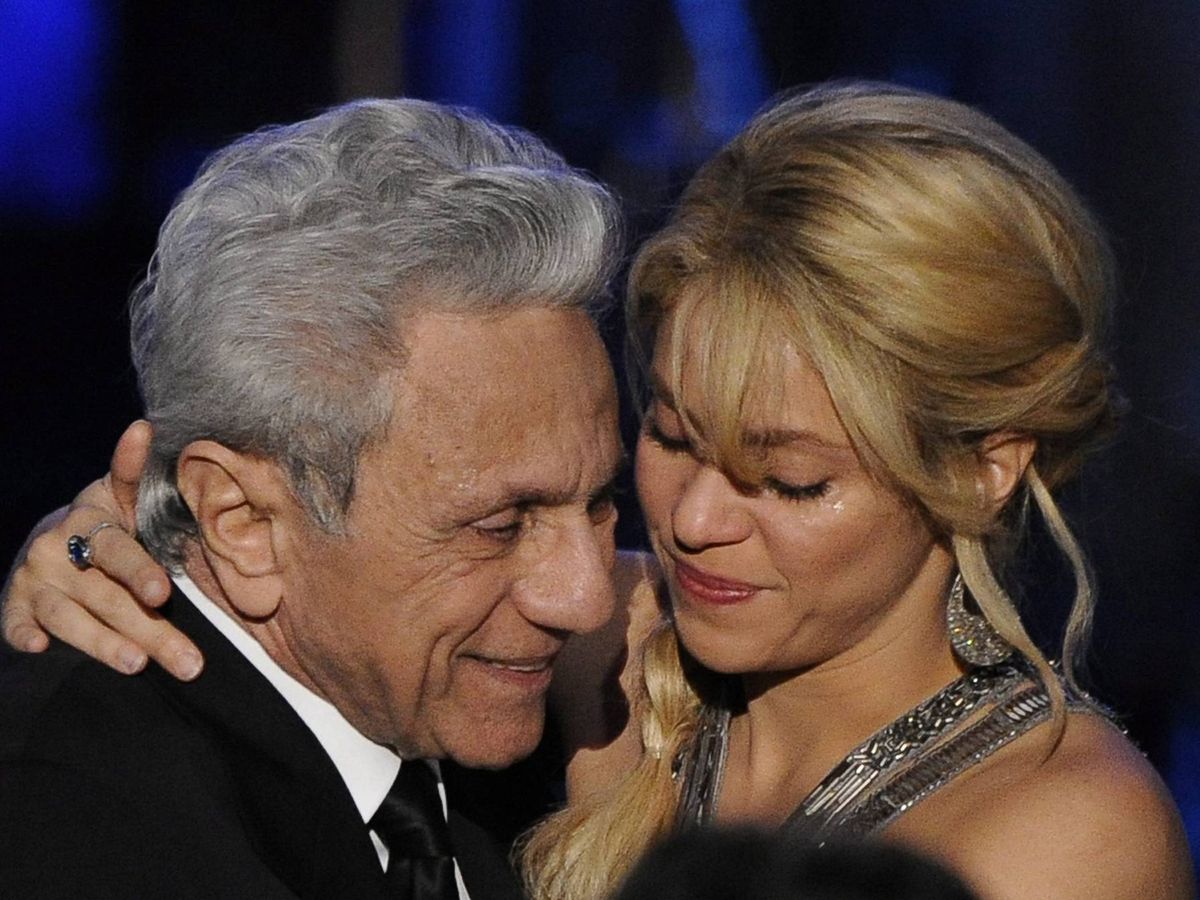 Foto: Shakira y su padre. (EFE/Paul Buck) 