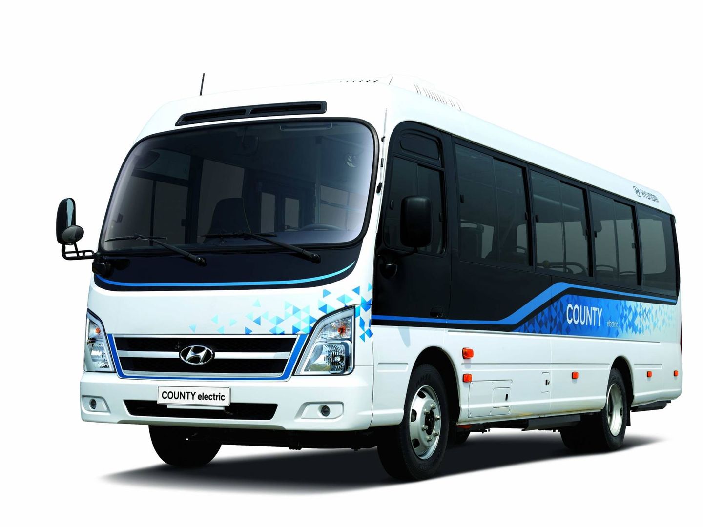 Este es el microbús eléctrico de Hyundai de hasta 35 plazas. 