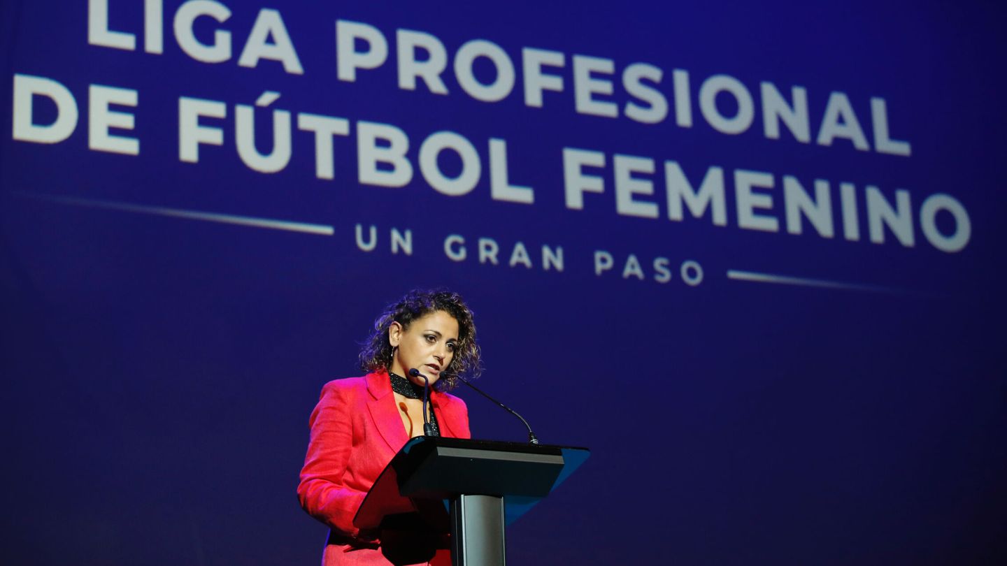 La presidenta de la Liga Profesional de Fútbol Femenino, Beatriz Álvarez de Mesa. (EFE/Javier López) 