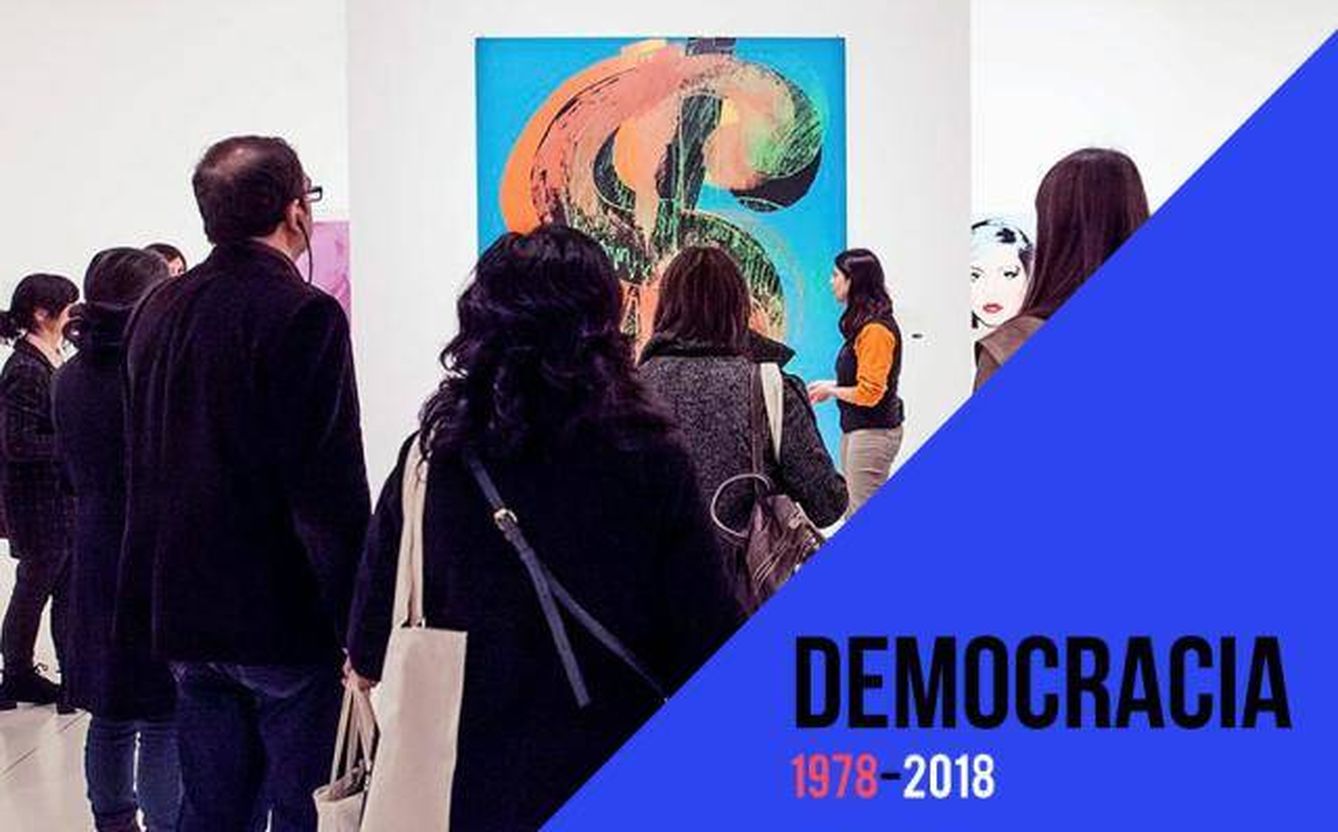 Imagen principal de la exposición 'Democracia 1978-2018'.