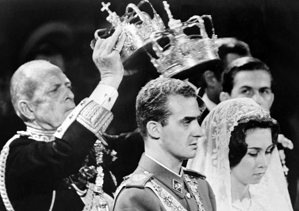 Foto:  Los Reyes eméritos el día de su boda (Casa Real)