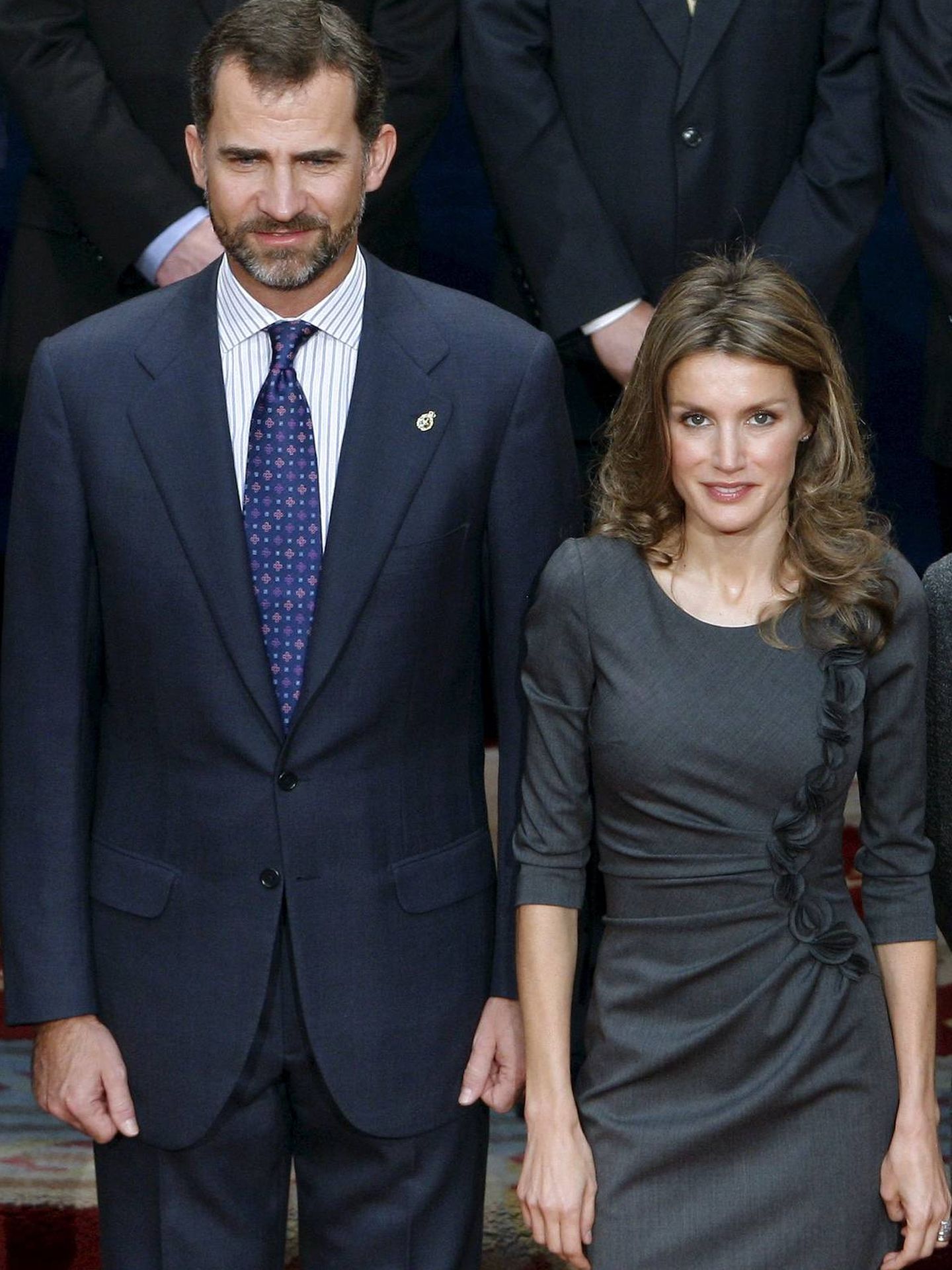 Los Reyes de España, entonces Príncipes, en los Premios Príncipe de Asturias de 2010. (EFE/J.L. Cereijido)