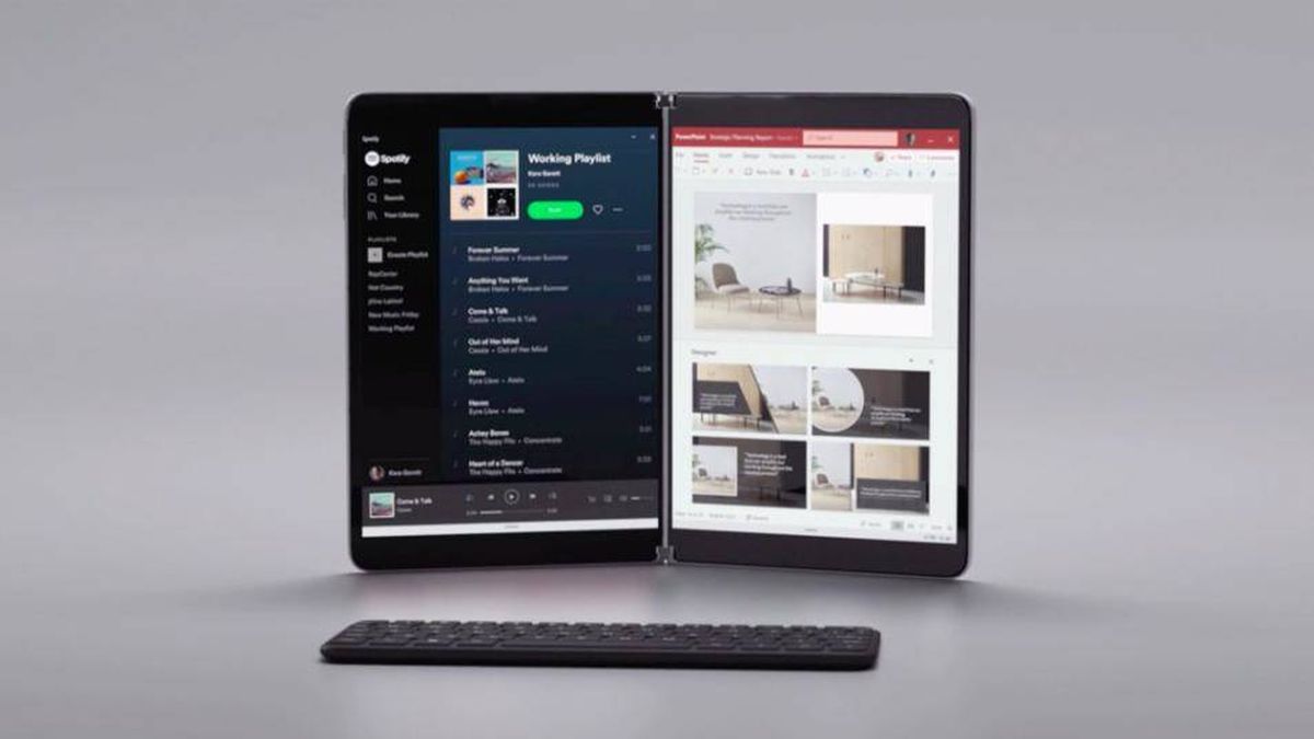 Surface Neo de Microsoft: el portátil del futuro tiene dos pantallas y llegará en 2020