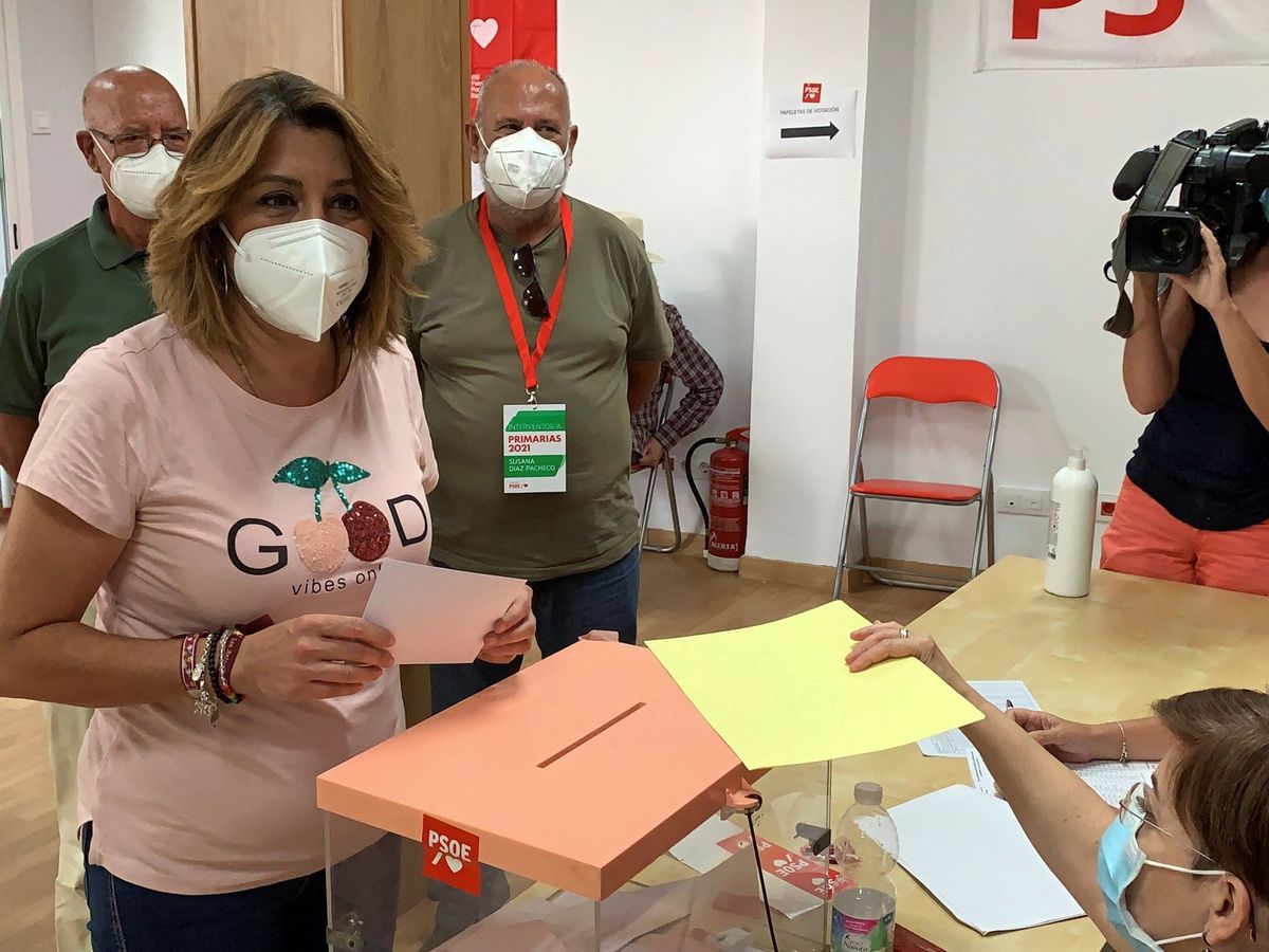 Foto: La candidata a las primarias del PSOE-A, Susana Díaz. (EFE)