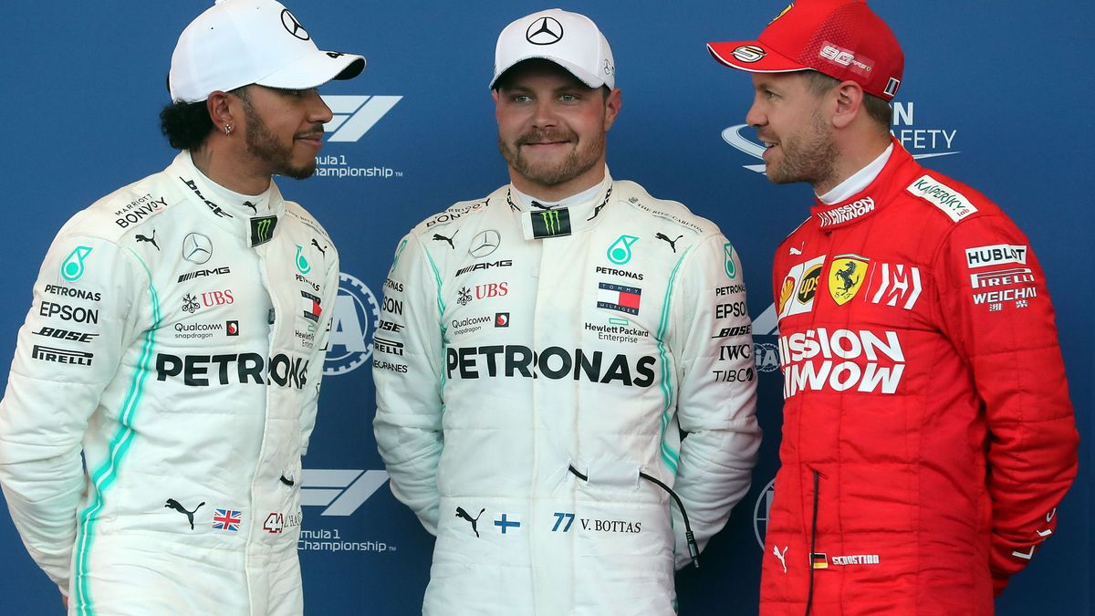 Fórmula 1: Bottas logra la pole en Bakú, Leclerc la lía y Carlos Sainz saldrá 10º