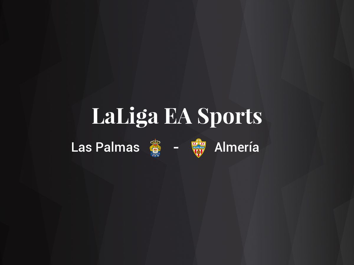 Foto: Resultados Las Palmas - Almería de LaLiga EA Sports (C.C./Diseño EC)