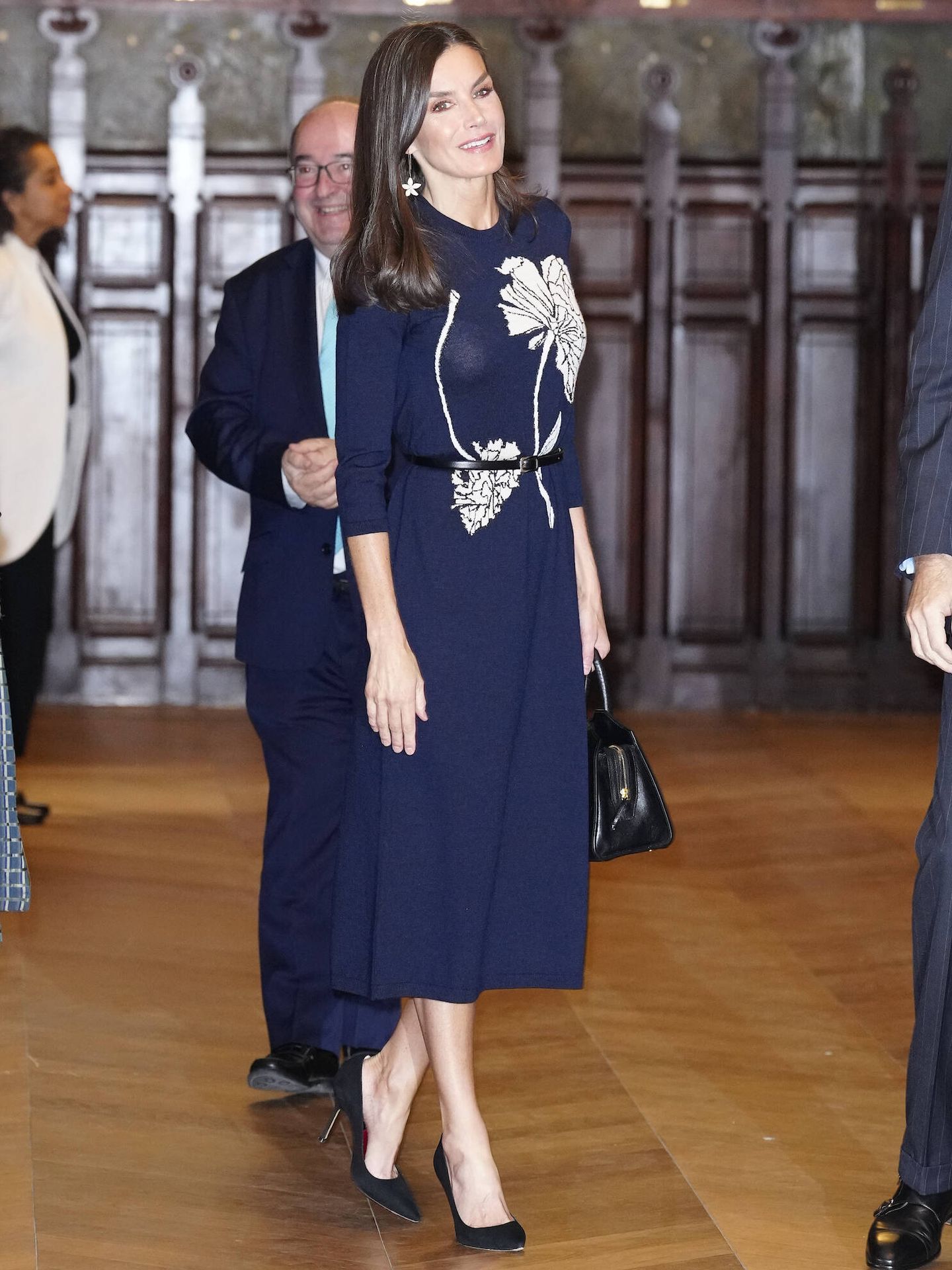 La reina Letizia, en el Ateneo de Madrid. (LP)