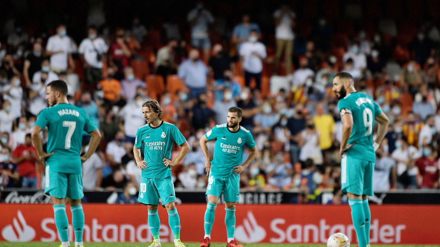 El Madrid sufrió en Mestalla. (Reuters)