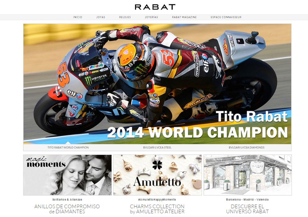 Foto: Página web de la joyería Rabat celebrando el triunfo de Tito