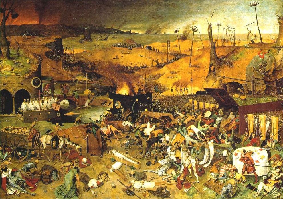 Foto: "El triunfo de la muerte", pintado por Pieter Brueghel el Viejo en 1562.