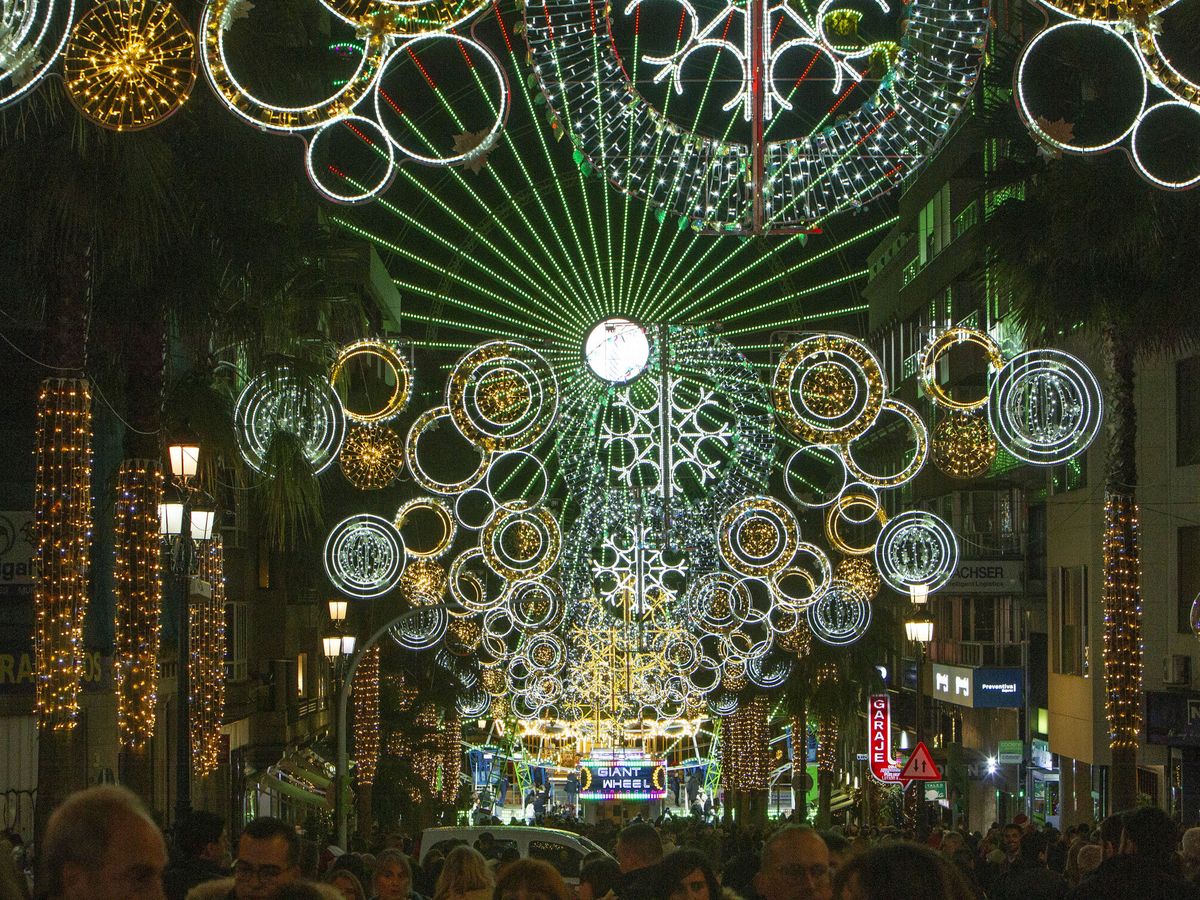 Foto: Luces de Navidad de Vigo. (EFE/Salvador Sas)