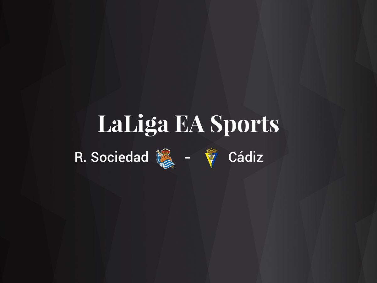 Foto: Resultados Real Sociedad - Cádiz de LaLiga EA Sports (C.C./Diseño EC)