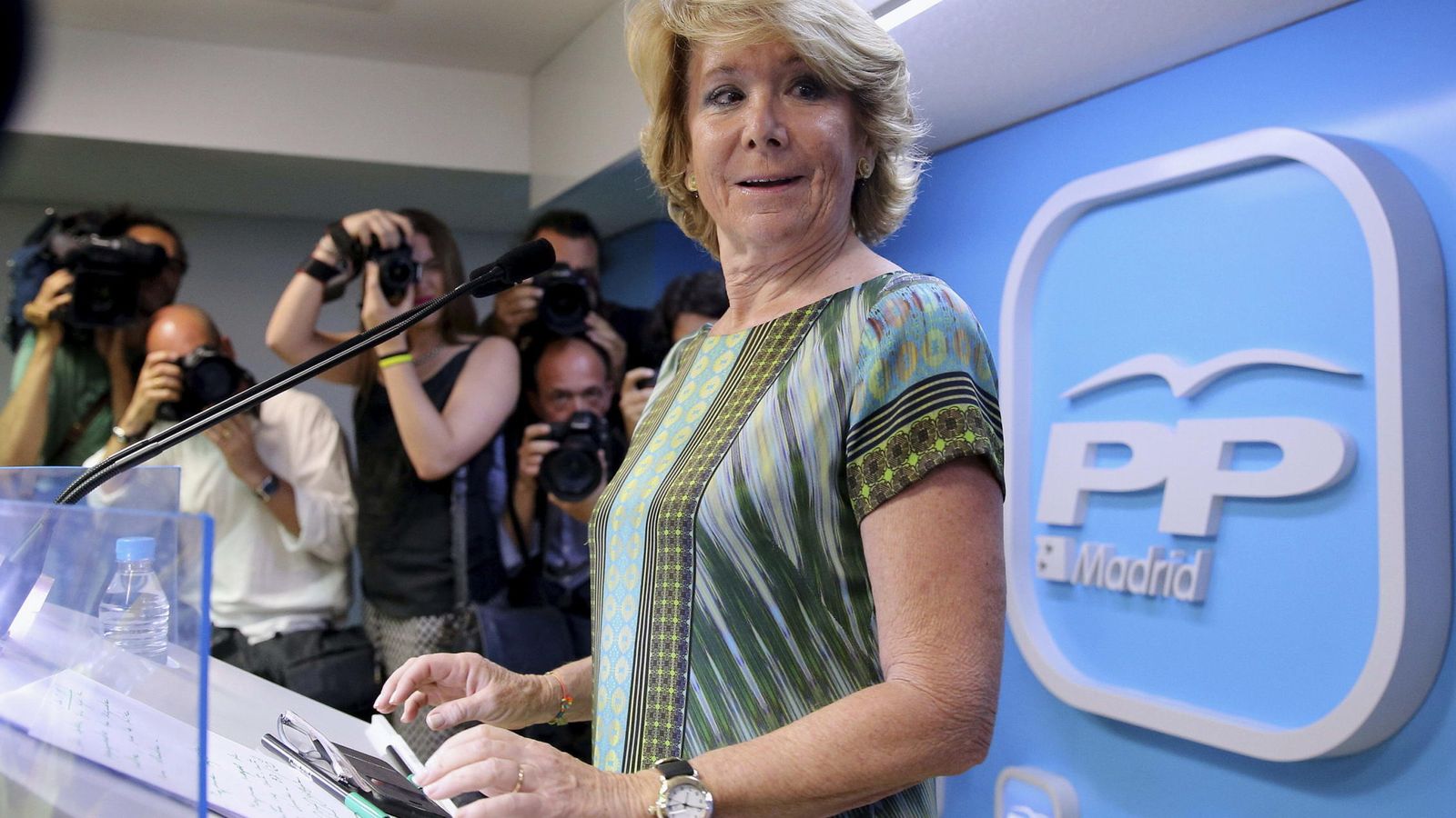Foto: La presidenta del PP de Madrid y candidata a la Alcaldía de la capital, Esperanza Aguirre. (EFE)