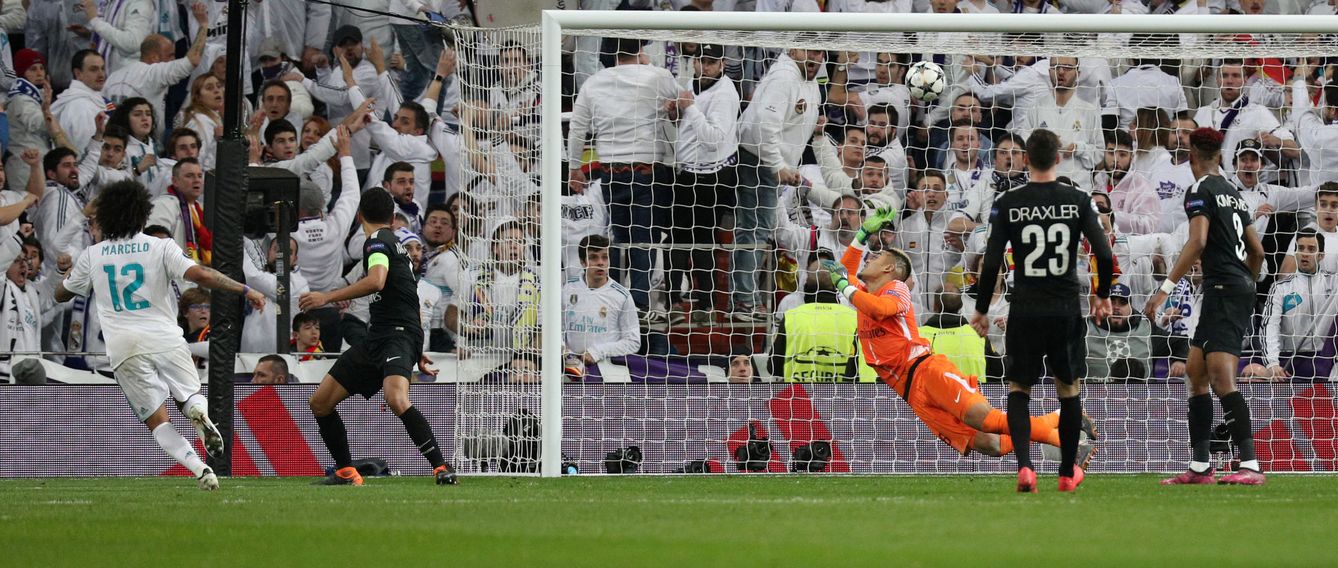 El gol de Marcelo. (EFE) 