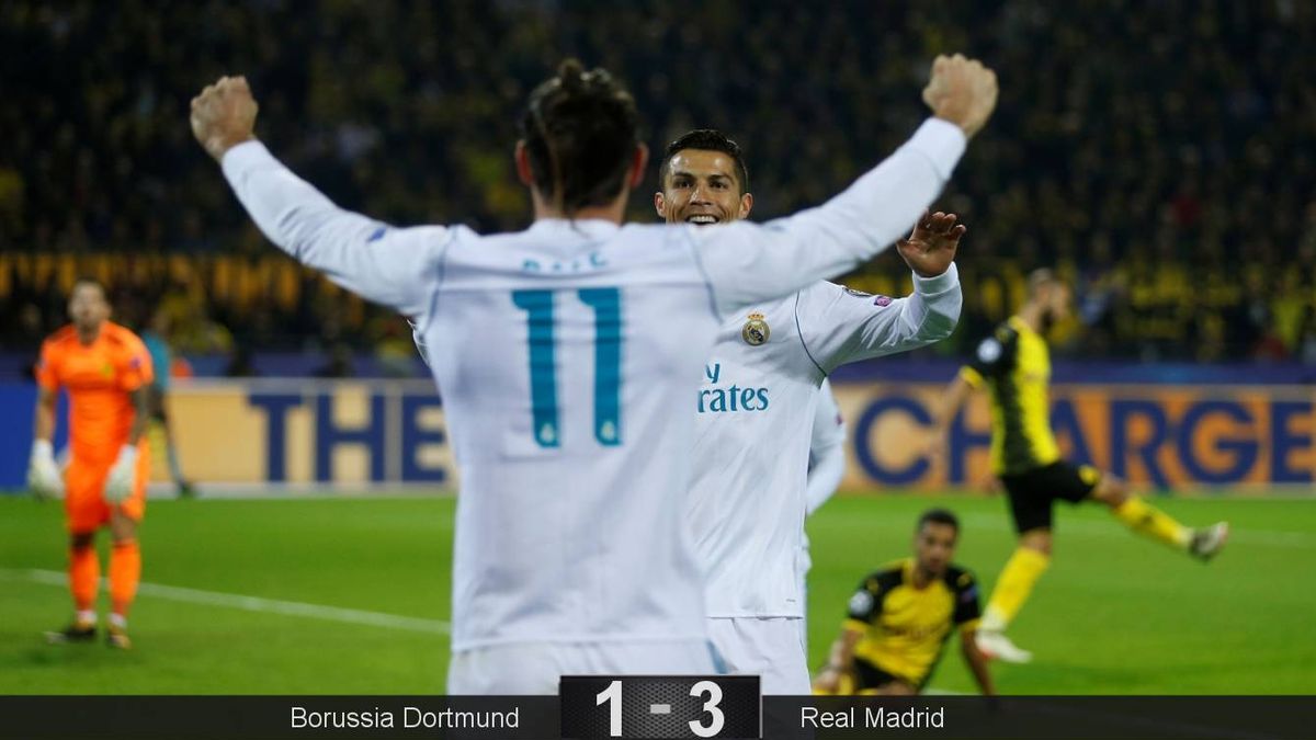 Bale y Cristiano resuelven por fin el acertijo de Dortmund y el Real Madrid revive