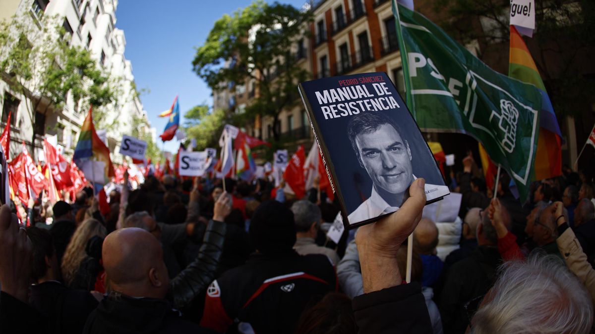 Pedro Sánchez y su posible dimisión, en directo | Feijóo, ante la movilización socialista: 