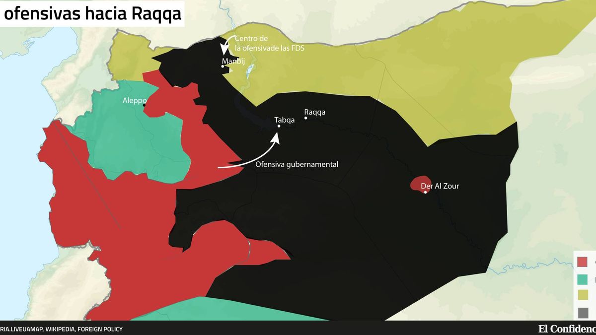 Cerco a Raqqa, la capital del Estado Islámico 