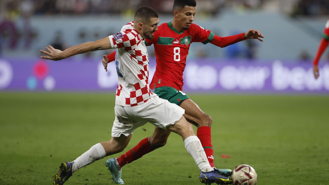 Foto: Croacia vs Marruecos | EFE  Alberto Estevez 