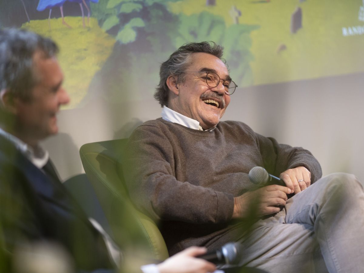 Foto:  El hijo de Gabriel García Márquez, Gonzalo García, en la presentación en Barcelona de la novela inédita. (EFE/Marta Pérez)
