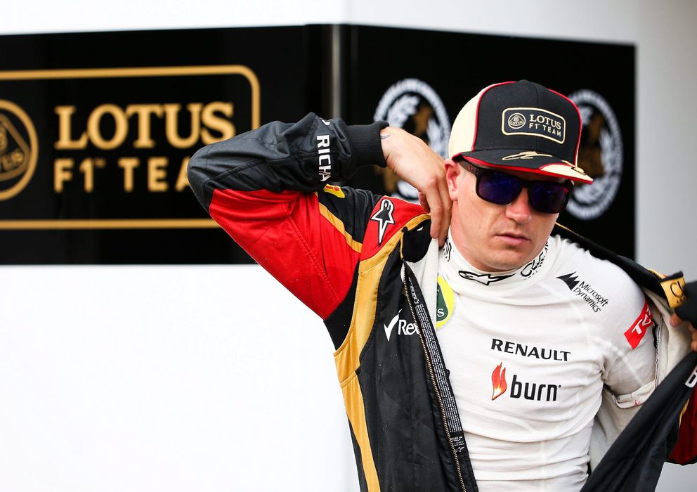 Foto: Kimi Raikkonen preparándose para disputar el GP de Alemania.