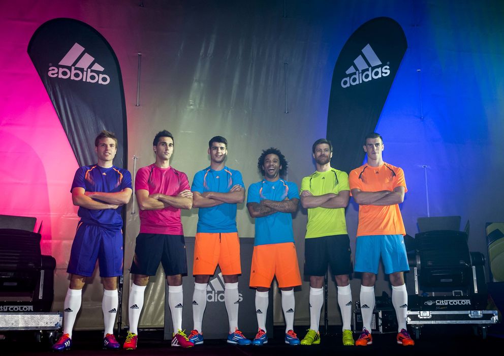 Foto: Los jugadores del Real Madrid durante el acto de Adidas (Adidas).