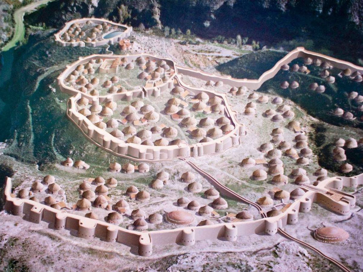 Foto: Recreación del poblado de Los Millares. Foto: Wikipedia
