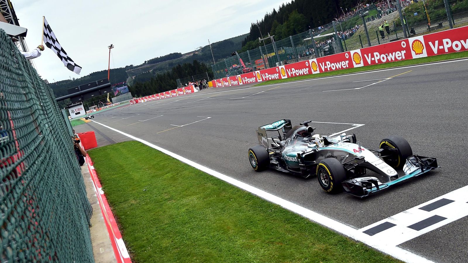 Foto: Lewis Hamilton en Spa (Reuters).