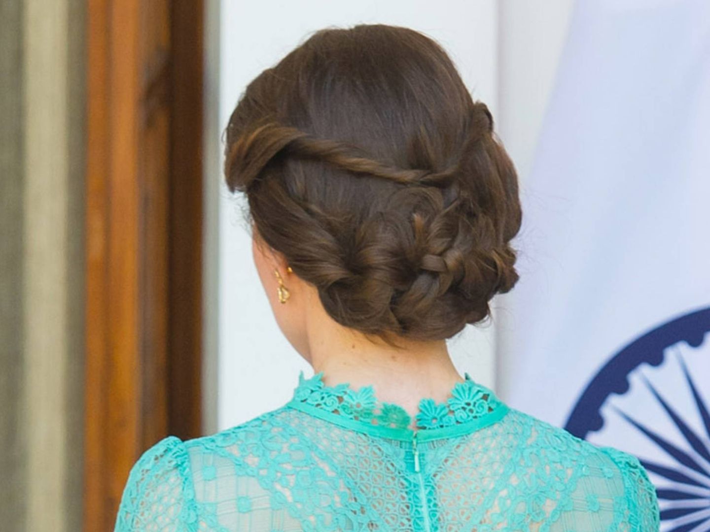 Kate Middleton, durante un viaje oficial a la India. (Getty)