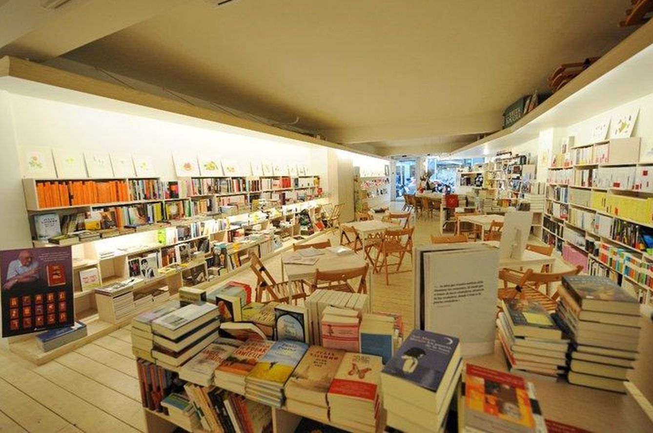 Imagen de la librería de Mercedes Milá en Barcelona
