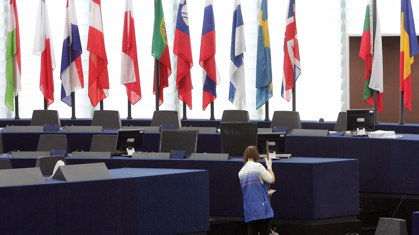Foto: El hemiciclo del Parlamento Europeo (Reuters).