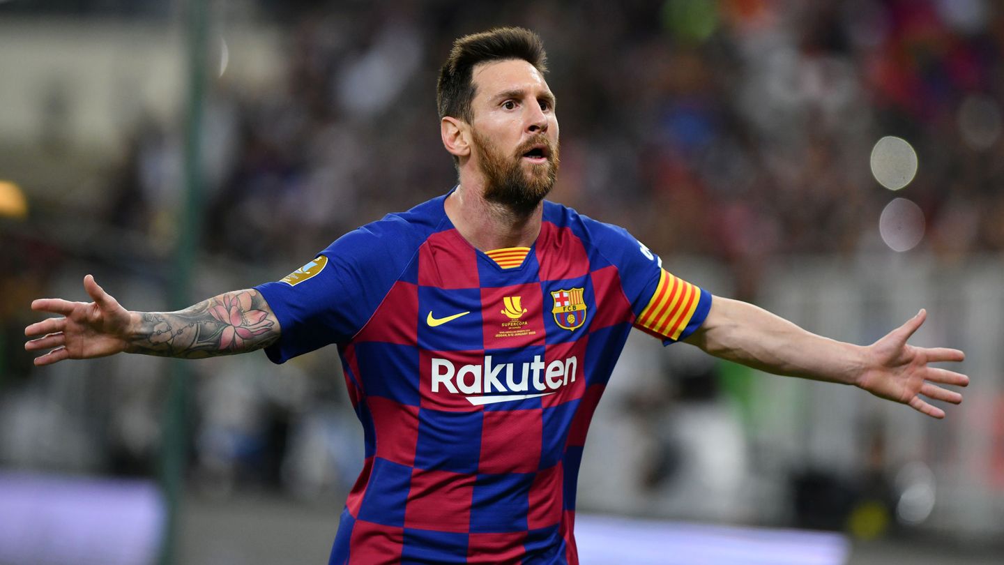 Leo Messi marcó el primer gol del Barcelona. (Reuters)